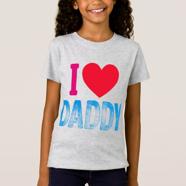 "I KÄRLEK DADDY" TSHIRT T SHIRT (Framsida)