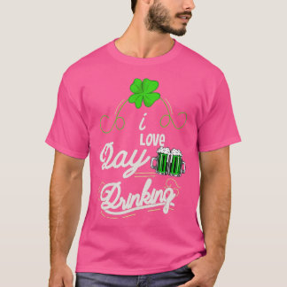 I Kärlek Dag som dricker St patricks day Women Sha T Shirt