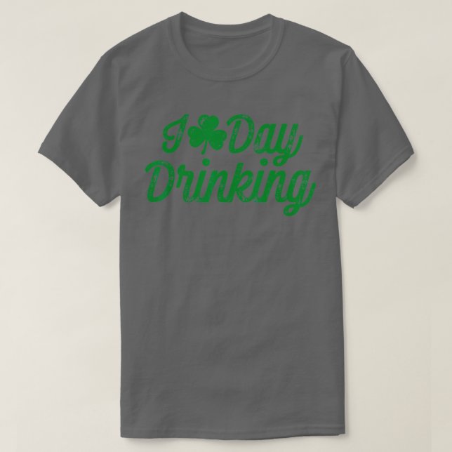I Kärlek Dag som dricker St patricks day Women Sha T Shirt (Design framsida)