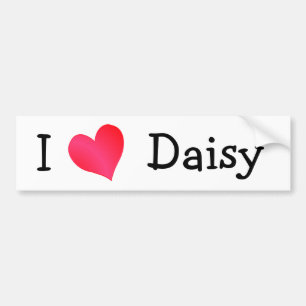 I KÄRLEK DAISY BILDEKAL