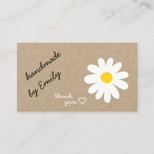 I kärlek Daisy som hanteras av Namn med Social Me Visitkort