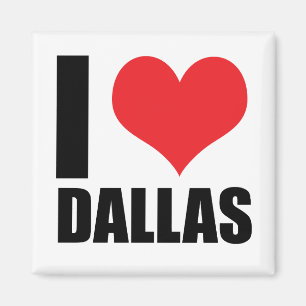 I kärlek Dallas Magnet