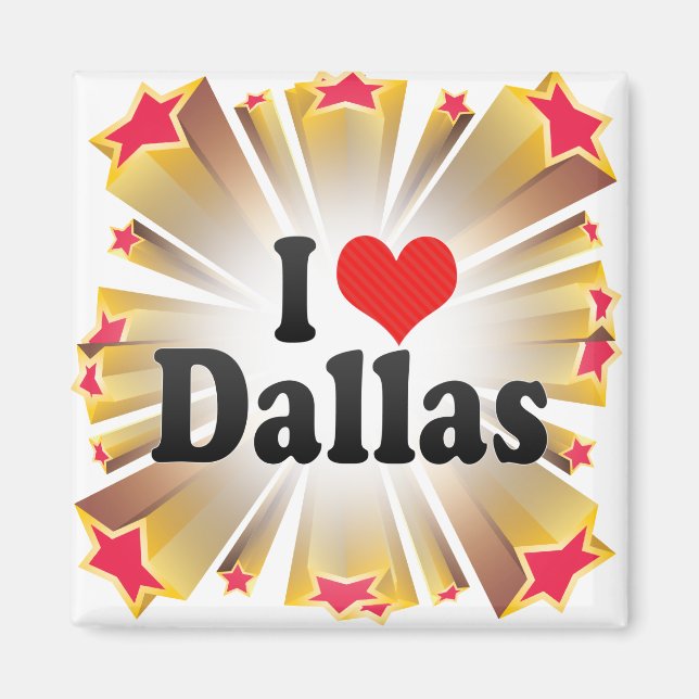 I Kärlek Dallas Magnet (Framsidan)