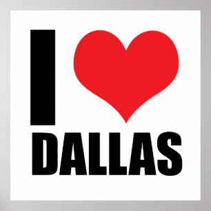 I kärlek Dallas Poster