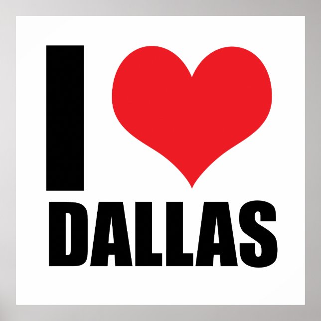 I kärlek Dallas Poster (Framsidan)