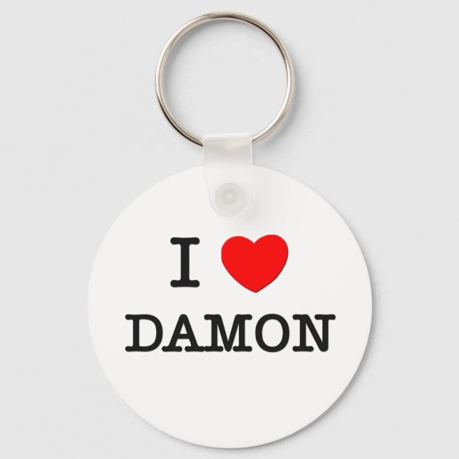 I Kärlek Damon Nyckelring (Framsida)