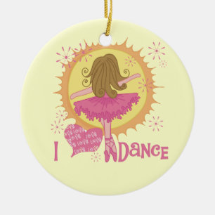 I Kärlek Dance Julgransprydnad Keramik