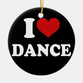 I Kärlek Dance Julgransprydnad Keramik