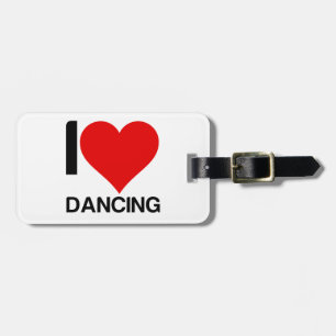 I KÄRLEK DANCING HEART BAGAGEBRICKA