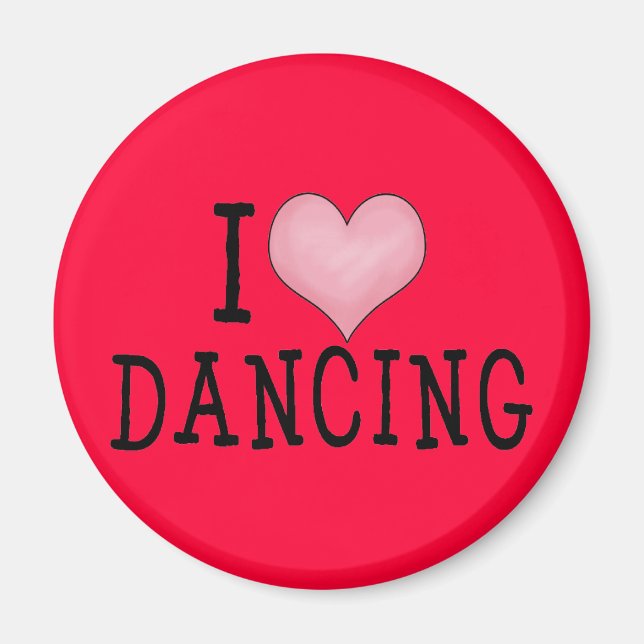 I Kärlek Dancing Magnet (Framsidan)