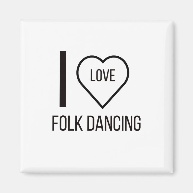 I KÄRLEK DANCING MAGNET (Framsidan)