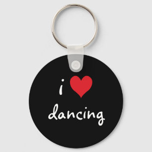 I Kärlek Dancing Nyckelring