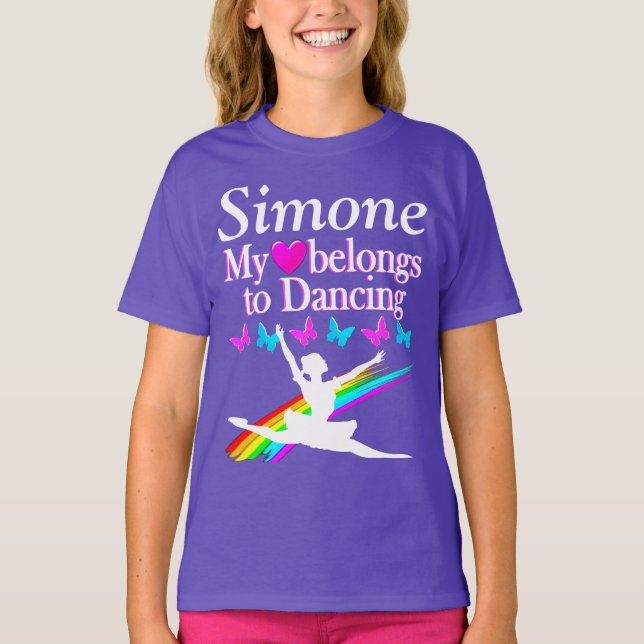I KÄRLEK DANCING PERSONLIG T SHIRT (Framsida)