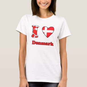I kärlek Danmark Tee