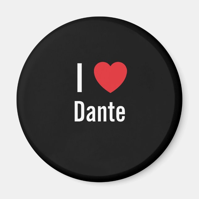 I kärlek Dante Magnet (Framsidan)