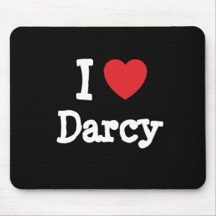I kärlek Darcy hjärta T-Shirt Musmatta