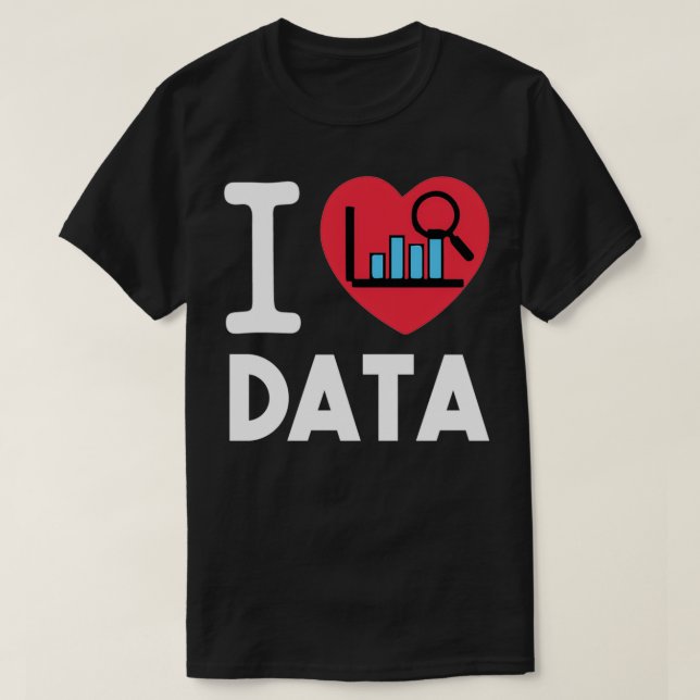 I Kärlek Data Classic TShirt T Shirt (Design framsida)