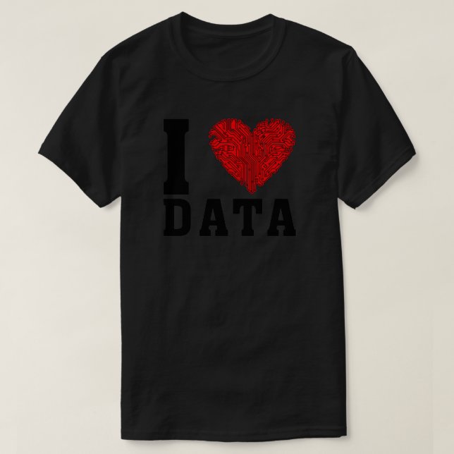 I kärlek data t shirt (Design framsida)