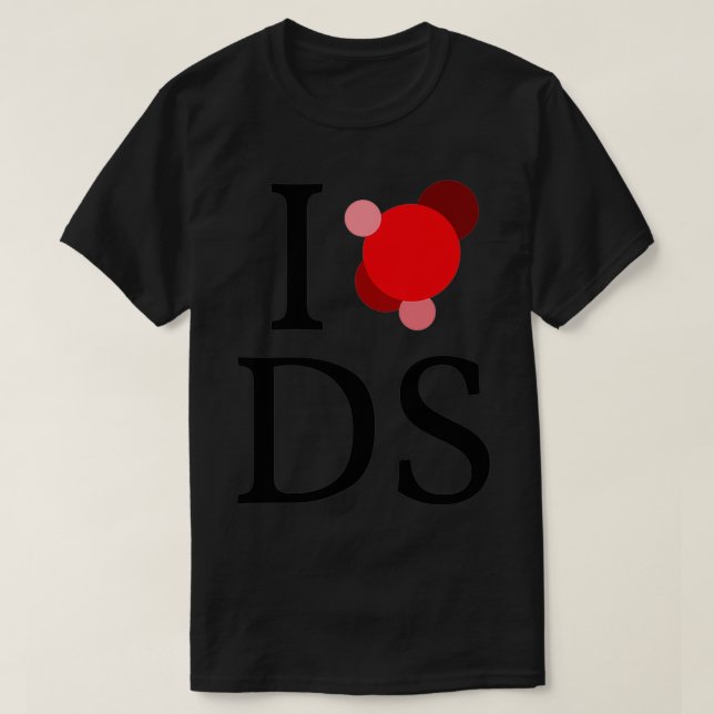 I kärlek, datavetenskap 3 t shirt (Design framsida)