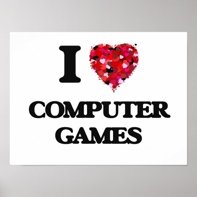 I Kärlek datorspel Poster (Framsidan)