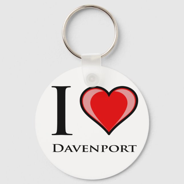 I Kärlek Davenport Nyckelring (Framsida)