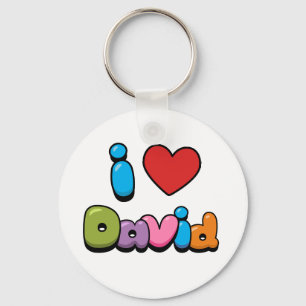 I Kärlek David Nyckelring