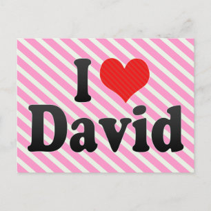 I Kärlek David Vykort