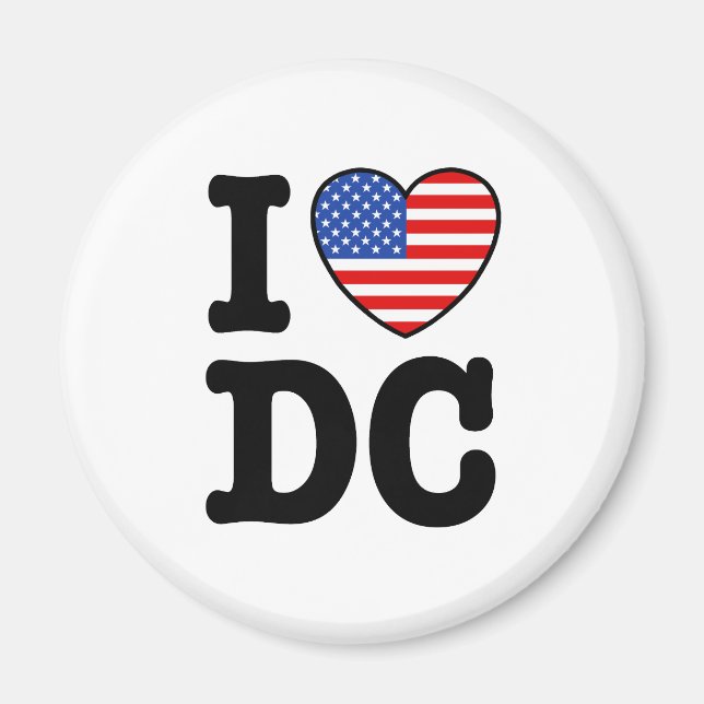 I KÄRLEK DC MAGNET (Framsidan)