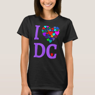 I Kärlek DC T Shirt Heart Design Washington D.C. S