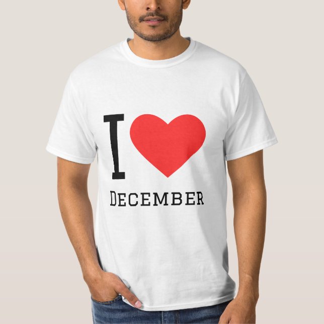 I kärlek december t shirt (Framsida)