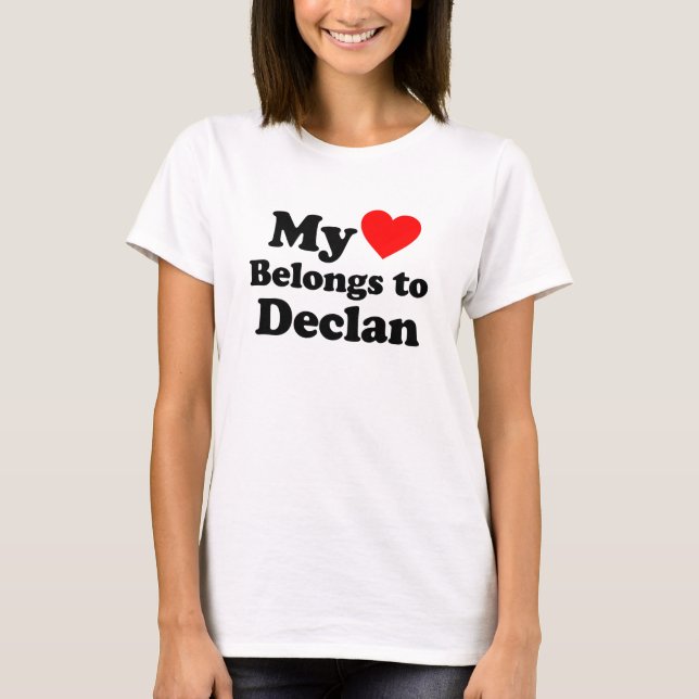 I kärlek Declan T-shirt (Framsida)