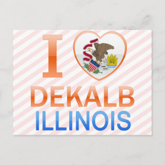 I Kärlek Dekalb, IL Vykort