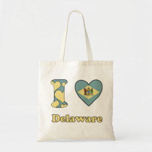 I kärlek Delaware Tygkasse