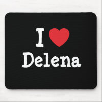 I kärlek Delena hjärta T-Shirt