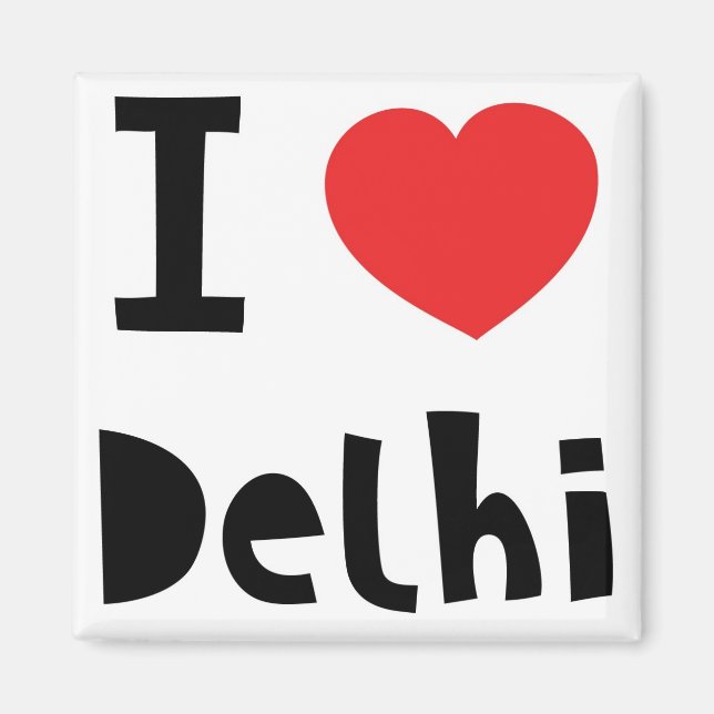 I kärlek Delhi Magnet (Framsidan)