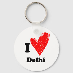 I Kärlek Delhi Nyckelring