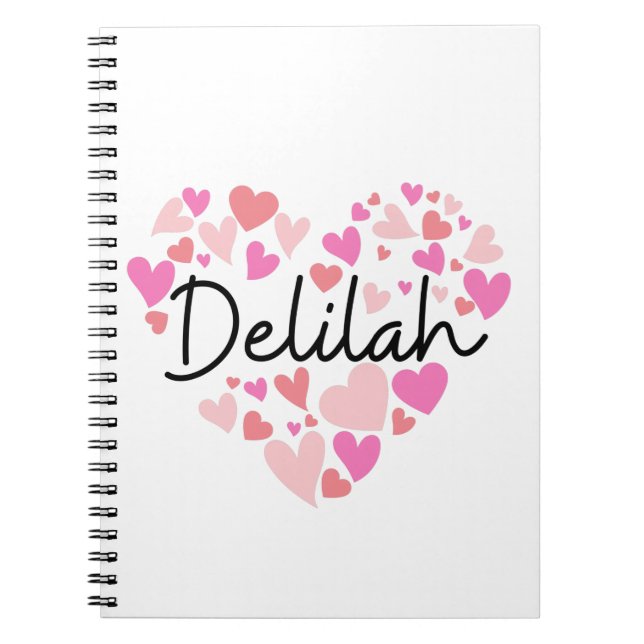 I kärlek Delilah Anteckningsbok (Framsidan)