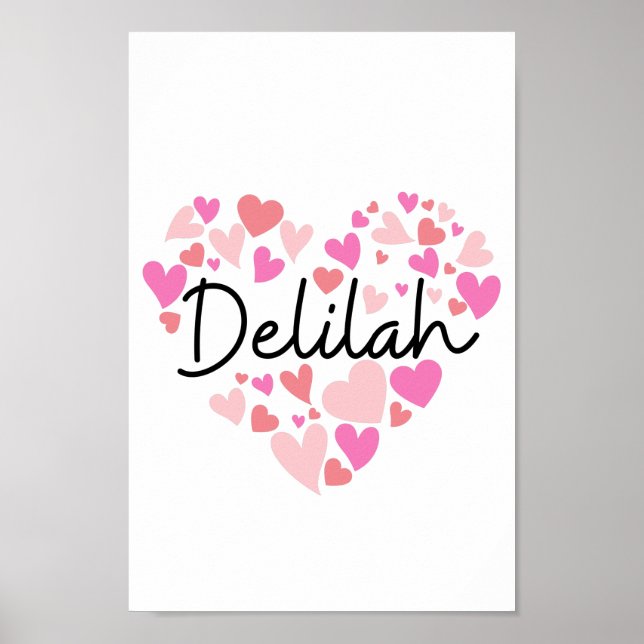 I kärlek Delilah Poster (Framsidan)