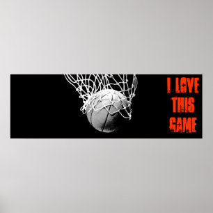 I Kärlek - Den här matchen - Basketball Panoramic  Poster