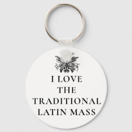 I KÄRLEK DEN TRADITIONELLA RELIGIÖSAN FÖR LATINMAS NYCKELRING