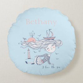 I Kärlek, den vidriga Nautiska Personligen Rund Kudde