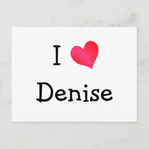 I Kärlek Denise Vykort