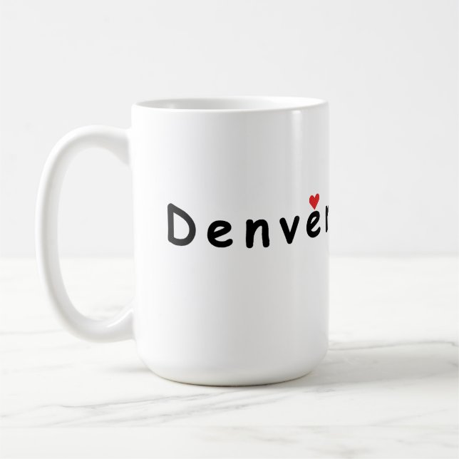 I kärlek Denver Kaffemugg (Vänster)
