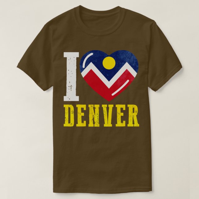 I kärlek Denver T Shirt (Design framsida)
