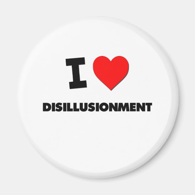 I Kärlek-desillusionering Magnet (Framsidan)