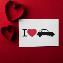 I kärlek Deux Chevaux Old Timer Car