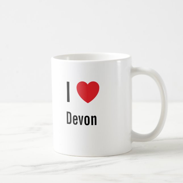 I kärlek Devon Kaffemugg (Höger)
