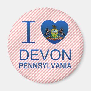 I Kärlek Devon, PA Magnet