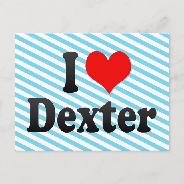 I kärlek Dexter Vykort (Framsida)
