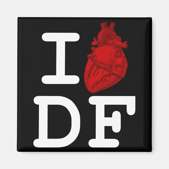 I KÄRLEK DF MAGNET (Framsidan)